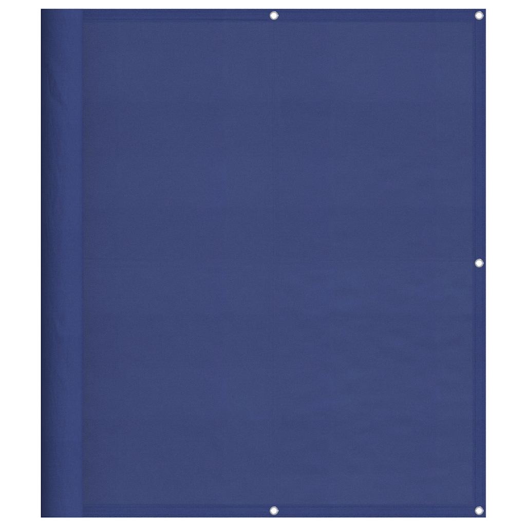 vidaXL Balcony Screen Blue 120x700 cm 100% Polyester Oxford