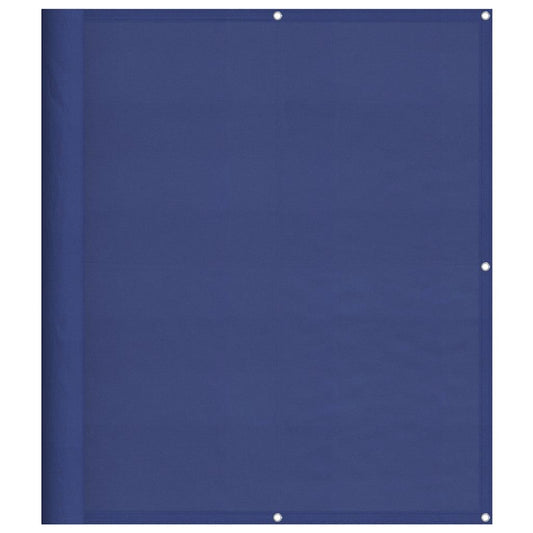 vidaXL Balcony Screen Blue 120x700 cm 100% Polyester Oxford