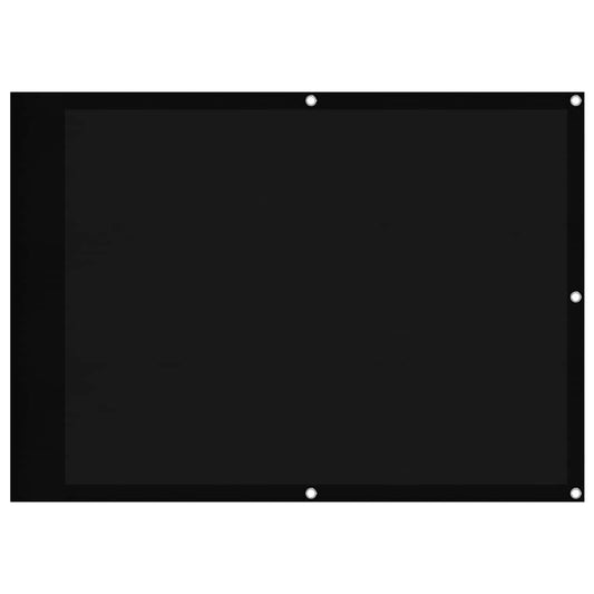 vidaXL Balcony Screen Black 75x800 cm 100% Polyester Oxford