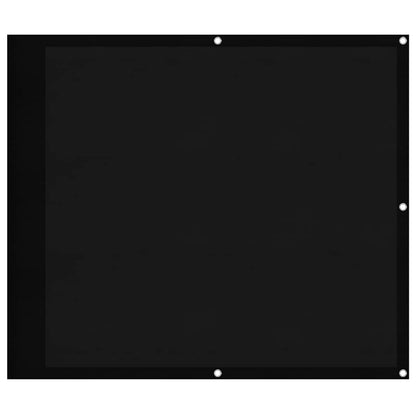 vidaXL Balcony Screen Black 90x700 cm 100% Polyester Oxford