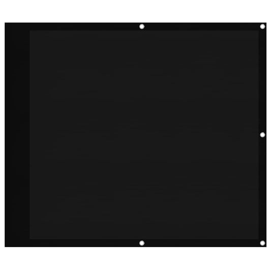 vidaXL Balcony Screen Black 90x800 cm 100% Polyester Oxford