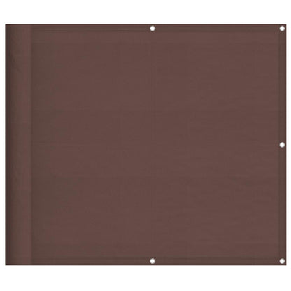 vidaXL Balcony Screen Brown 90x800 cm 100% Polyester Oxford
