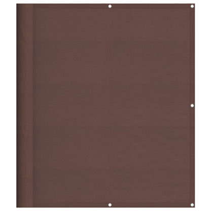 vidaXL Balcony Screen Brown 120x800 cm 100% Polyester Oxford