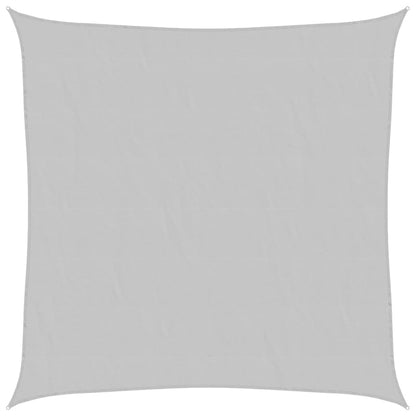 vidaXL Sun Shade Sail Light Grey 2.5x2.5 m 100% Polyester Oxford