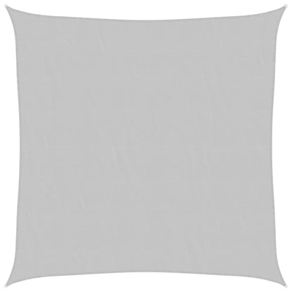 vidaXL Sun Shade Sail Light Grey 3x3 m 100% Polyester Oxford