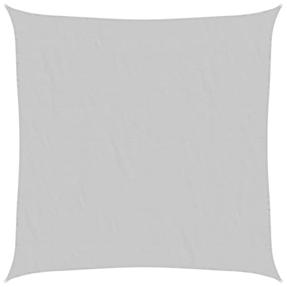 vidaXL Sun Shade Sail Light Grey 4x4 m 100% Polyester Oxford