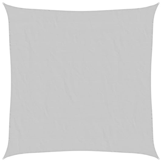 vidaXL Sun Shade Sail Light Grey 4x4 m 100% Polyester Oxford