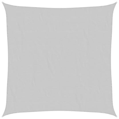 vidaXL Sun Shade Sail Light Grey 5x5 m 100% Polyester Oxford