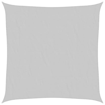 vidaXL Sun Shade Sail Light Grey 7x7 m 100% Polyester Oxford