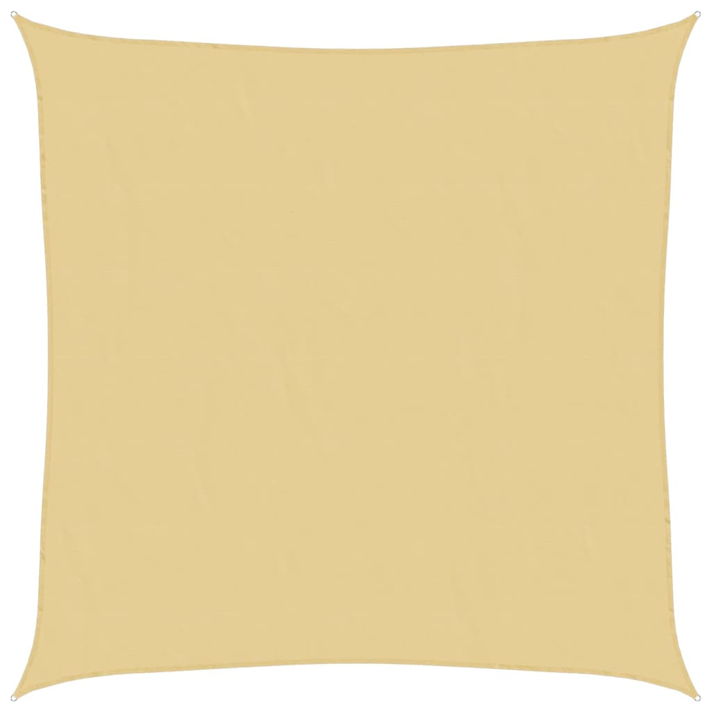 vidaXL Sun Shade Sail Sand 2.5x2.5 m 100% Polyester Oxford