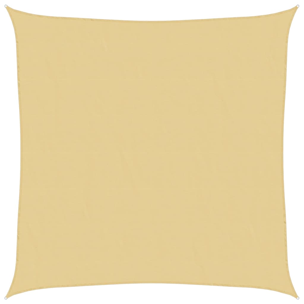 vidaXL Sun Shade Sail Sand 3x3 m 100% Polyester Oxford
