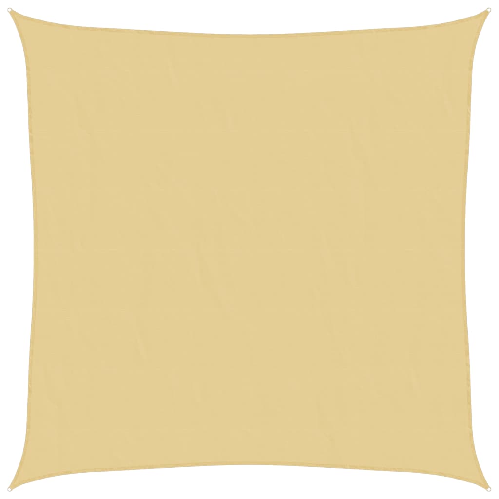 vidaXL Sun Shade Sail Sand 4x4 m 100% Polyester Oxford