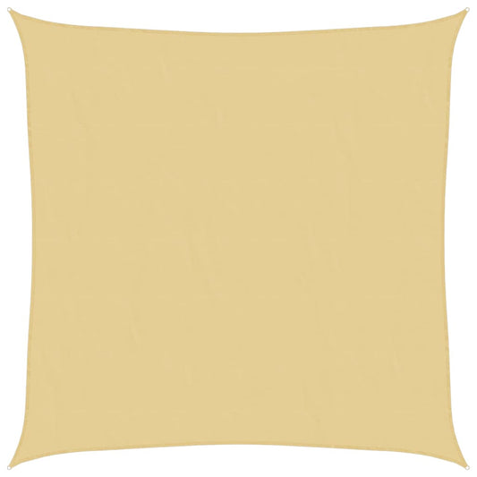 vidaXL Sun Shade Sail Sand 4x4 m 100% Polyester Oxford
