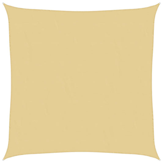 vidaXL Sun Shade Sail Sand 5x5 m 100% Polyester Oxford