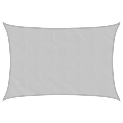 vidaXL Sun Shade Sail Light Grey 3x2 m 100% Polyester Oxford