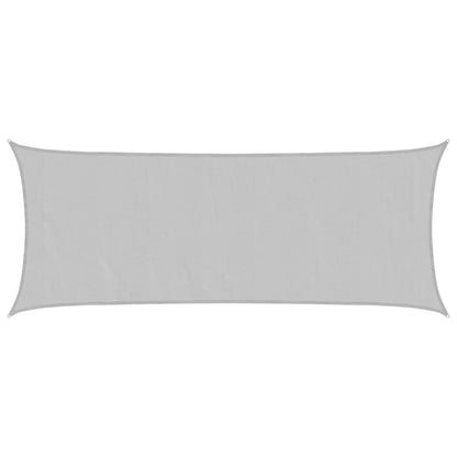 vidaXL Sun Shade Sail Light Grey 4.5x2 m 100% Polyester Oxford