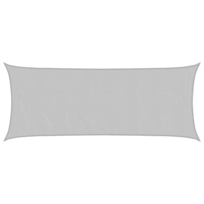 vidaXL Sun Shade Sail Light Grey 5x2 m 100% Polyester Oxford