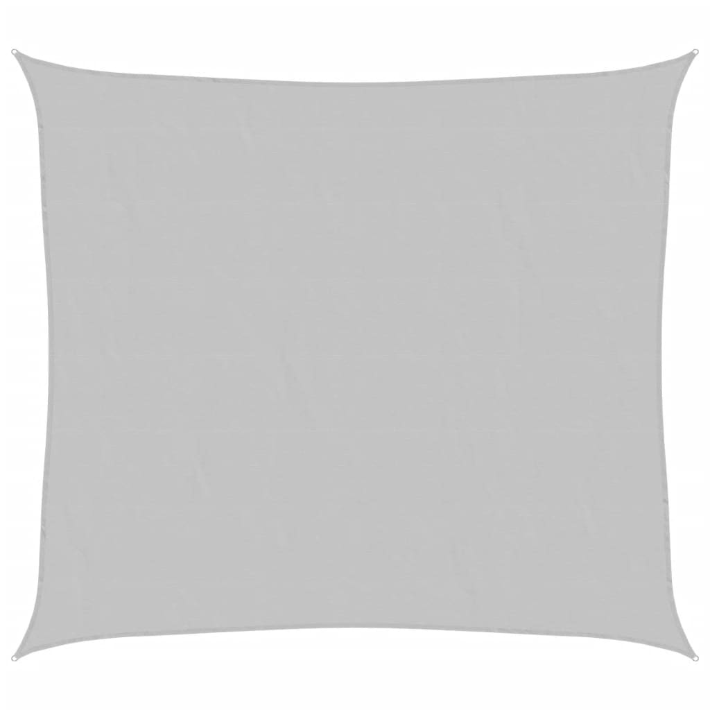 vidaXL Sun Shade Sail Light Grey 3x2.5 m 100% Polyester Oxford