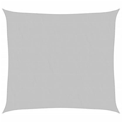 vidaXL Sun Shade Sail Light Grey 3x2.5 m 100% Polyester Oxford