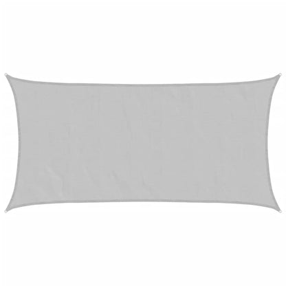 vidaXL Sun Shade Sail Light Grey 6x3 m 100% Polyester Oxford