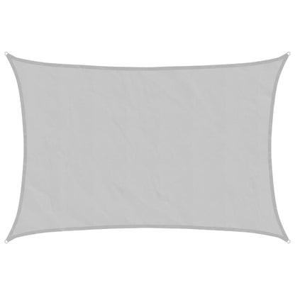 vidaXL Sun Shade Sail Light Grey 5x4 m 100% Polyester Oxford
