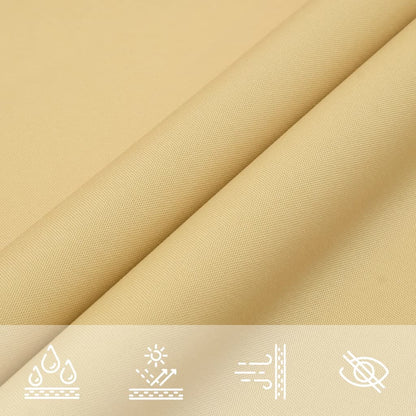 vidaXL Sun Shade Sail Sand 3x2 m 100% Polyester Oxford