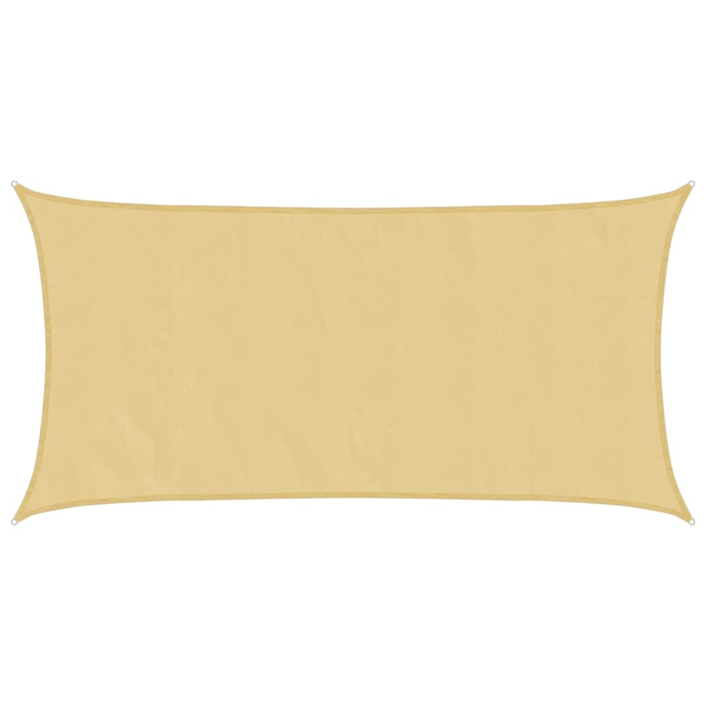 vidaXL Sun Shade Sail Sand 4x2 m 100% Polyester Oxford