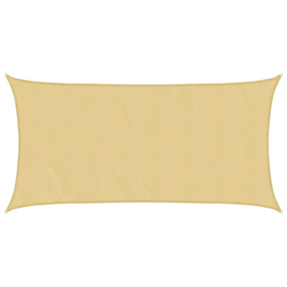 vidaXL Sun Shade Sail Sand 4x2 m 100% Polyester Oxford