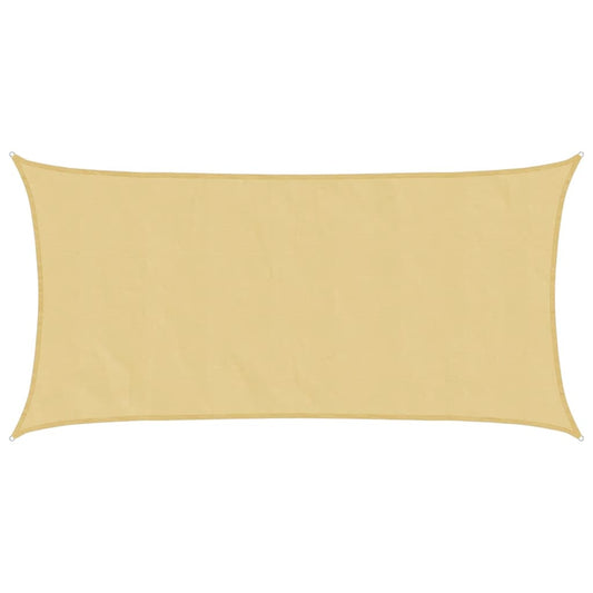 vidaXL Sun Shade Sail Sand 4x2 m 100% Polyester Oxford