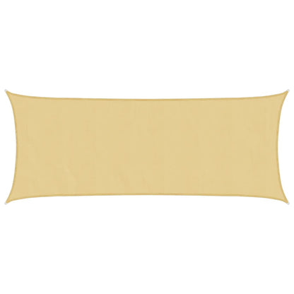vidaXL Sun Shade Sail Sand 4.5x2 m 100% Polyester Oxford