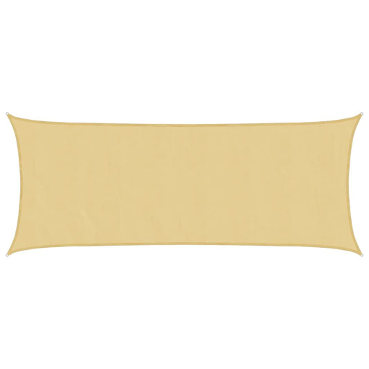 vidaXL Sun Shade Sail Sand 4.5x2 m 100% Polyester Oxford