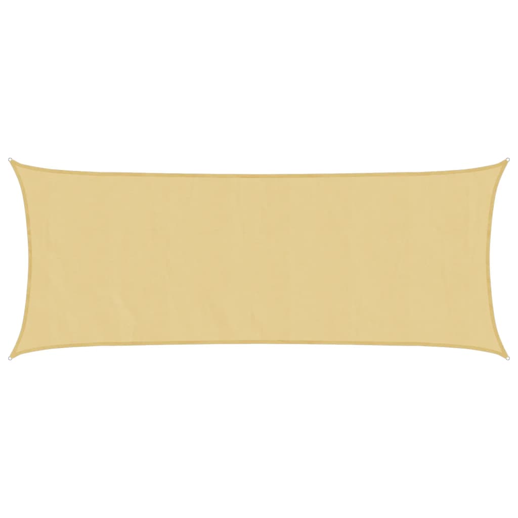 vidaXL Sun Shade Sail Sand 4,5x2 m 100% Polyester Oxford