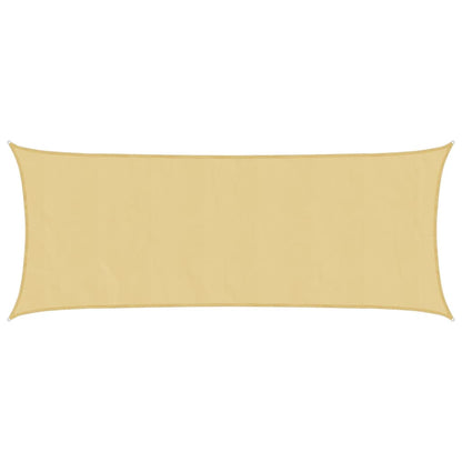vidaXL Sun Shade Sail Sand 5x2 m 100% Polyester Oxford