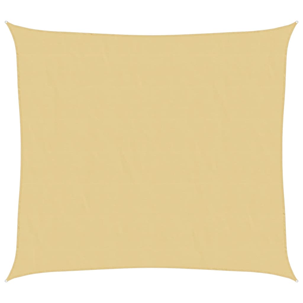 vidaXL Sun Shade Sail Sand 3x2.5 m 100% Polyester Oxford