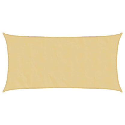 vidaXL Sun Shade Sail Sand 4.5x2.5 m 100% Polyester Oxford