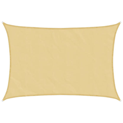 vidaXL Sun Shade Sail Sand 4x3 m 100% Polyester Oxford