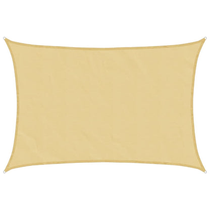 vidaXL Sun Shade Sail Sand 5x3 m 100% Polyester Oxford