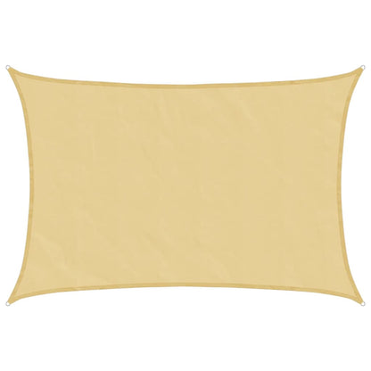 vidaXL Sun Shade Sail Sand 4.5x3.5 m 100% Polyester Oxford