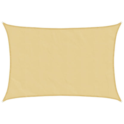 vidaXL Sun Shade Sail Sand 5x4 m 100% Polyester Oxford