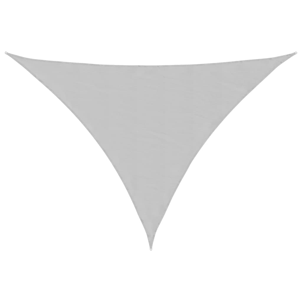 vidaXL Sun Shade Sail Light Grey 7x5x5 m 100% Polyester Oxford