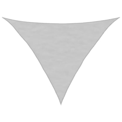 vidaXL Sun Shade Sail Light Grey 3x3x4.24 m 100% Polyester Oxford