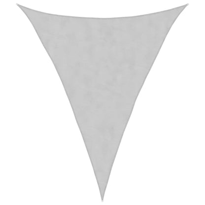 vidaXL Sun Shade Sail Light Grey 3x4x4 m 100% Polyester Oxford