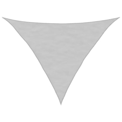 vidaXL Sun Shade Sail Light Grey 3.5x3.5x4.9 m 100% Polyester Oxford