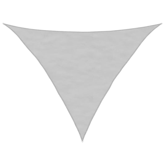 vidaXL Sun Shade Sail Light Grey 3.5x3.5x4.9 m 100% Polyester Oxford