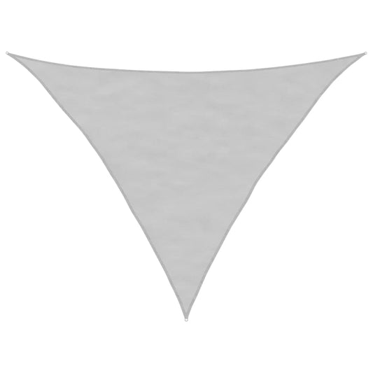 vidaXL Sun Shade Sail Light Grey 5x5x6 m 100% Polyester Oxford