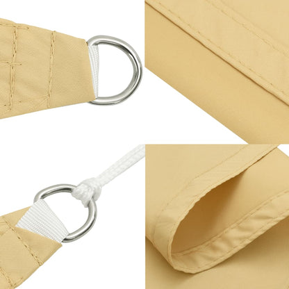 vidaXL Sun Shade Sail Sand 2x2x2 m 100% Polyester Oxford