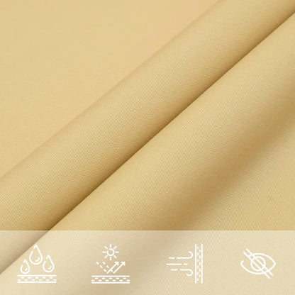 vidaXL Sun Shade Sail Sand 2x2x2 m 100% Polyester Oxford