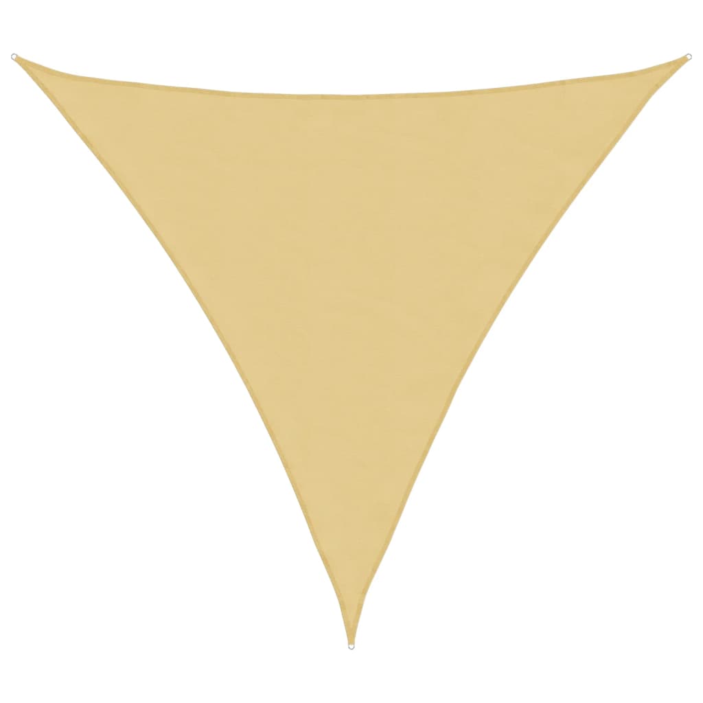 vidaXL Sun Shade Sail Sand 3x3x3 m 100% Polyester Oxford