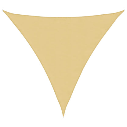 vidaXL Sun Shade Sail Sand 3x3x3 m 100% Polyester Oxford