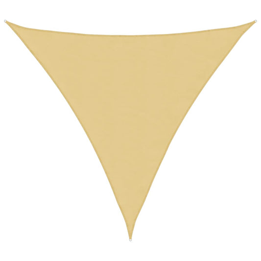 vidaXL Sun Shade Sail Sand 3x3x3 m 100% Polyester Oxford